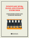 INNOVEASE MVR5 HAND AND FINGER EXERCISER