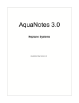 AquaNotes Help - Neptune Systems