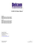 USBIODS G1 Datasheet - Delcom Products Inc.