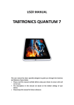 user manual tabtronics quantum 7