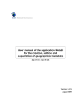 User manual of the application MetaD for the creation, edition and
