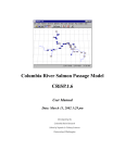 Columbia River Salmon Passage CRiSP1.6 User Manual