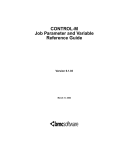 CONTROL-M Job Parameter and Variable Reference Guide