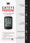 Cateye Padrone Computer User Manual