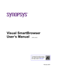 Visual SmartBrowser User`s Manual (UNIX Version)