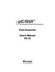 Font Converter V3.16 - Doc