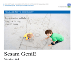 Sesam GeniE 6.4 Release Note