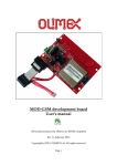 MOD-GSM development board User`s manual