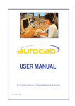Autocab User Manual