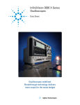 Agilent InfiniiVision 3000 X-Series Oscilloscopes Data sheet