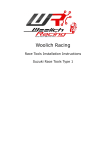Race Tools Installation: Suzuki Type 1
