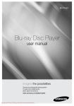 Samsung BD-P2550 User Guide Manual - DVDPlayer