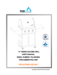“H” SERIES GAS BBQ GRILL USER`S MANUAL MODEL NUMBER