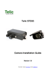 Telic STD35 Camera Installation Guide