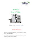 IM-9500 Print “n” Mail User Manual