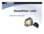 StreetPilot ® C330 Owner`s Manual