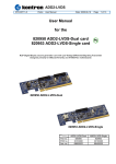 User Manual for the 820950 ADD2-LVDS-Dual card