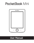 User Manual PocketBook Mini EN