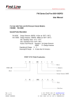 F40 Series End Port 600-1000PSI User Manual