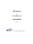 RTI Monitor - Community RTI Connext Users
