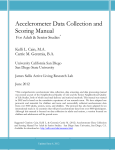 Accelerometer Data Collection and Scoring Protocol