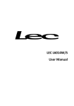 LEC L6014W/S User Manual