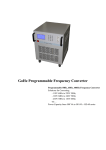 HZ-60 Frequency Converter User Manual