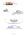 Battery Charger User Manual