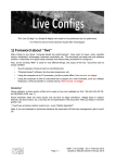 1) Foreword about “live”