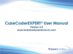 CaseCoderExpert User Manual
