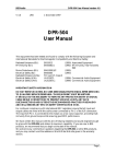 DPR-504 User Manual version 4.0
