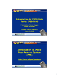 Introduction to IPEDS Peer Analysis System (PAS)