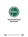 Push-Out test stand user Manual