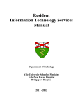 Resident Information Technology Services Manual