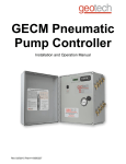 GECM Pneumatic Pump Controller