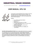 the HPU-120 User Manual - Industrial-Grade