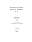 Power Take-off System Design for Wing-Wave WEC