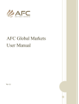 AFC Global Markets User Manual