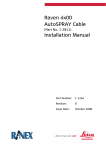 Raven 4x00 AutoSPRAY Cable Installation Manual