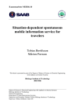 Situation-dependent spontaneous mobile information