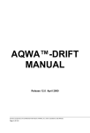 AQWA-DRIFT Manual