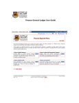 Finance General Ledger User Guide