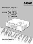 MODEL PLC-XU41 PLC-XU47 PLC-XU48