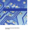 Powerware Environmental Rack Monitor User`s Guide