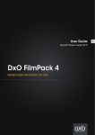 DxO FilmPack 4 - DxO Manager Pre