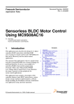 Sensorless BLDC Motor Control Using MC9S08AC16