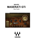 Maserati GTi User Manual
