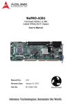 NuPRO-A301 Full-Sized PICMG 1.0 SBC Intel® 945GC/ICH7 Chipset