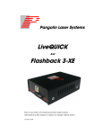 LiveQUICK Flashback 3-XE - Pangolin Laser Systems Inc.
