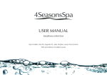 USER MANUAL - 4SeasonsSpa